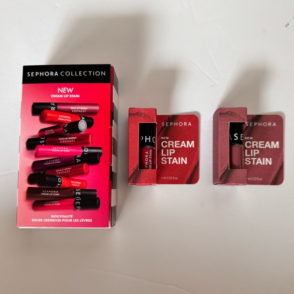 Sephora Collection Cream Lip Stain in Always Red and Marvelous Mauve - Picture 7 of 13